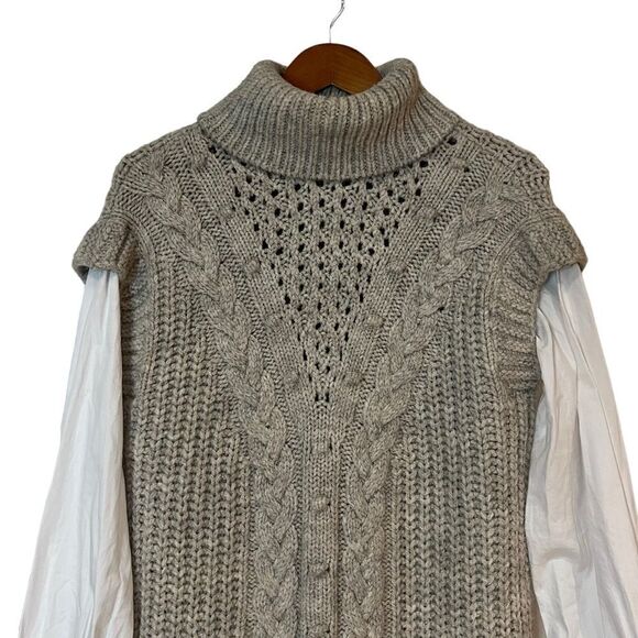 River island chunky knit layered sweater dress. Size small - Picture 2 of 9